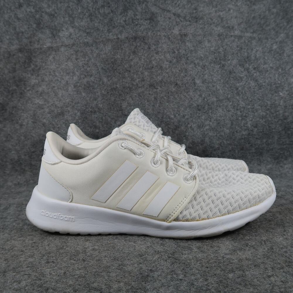 Adidas Shoes Womens 6.5 Athletic Trainer Running Sneakers Cloudfoam QT Racer